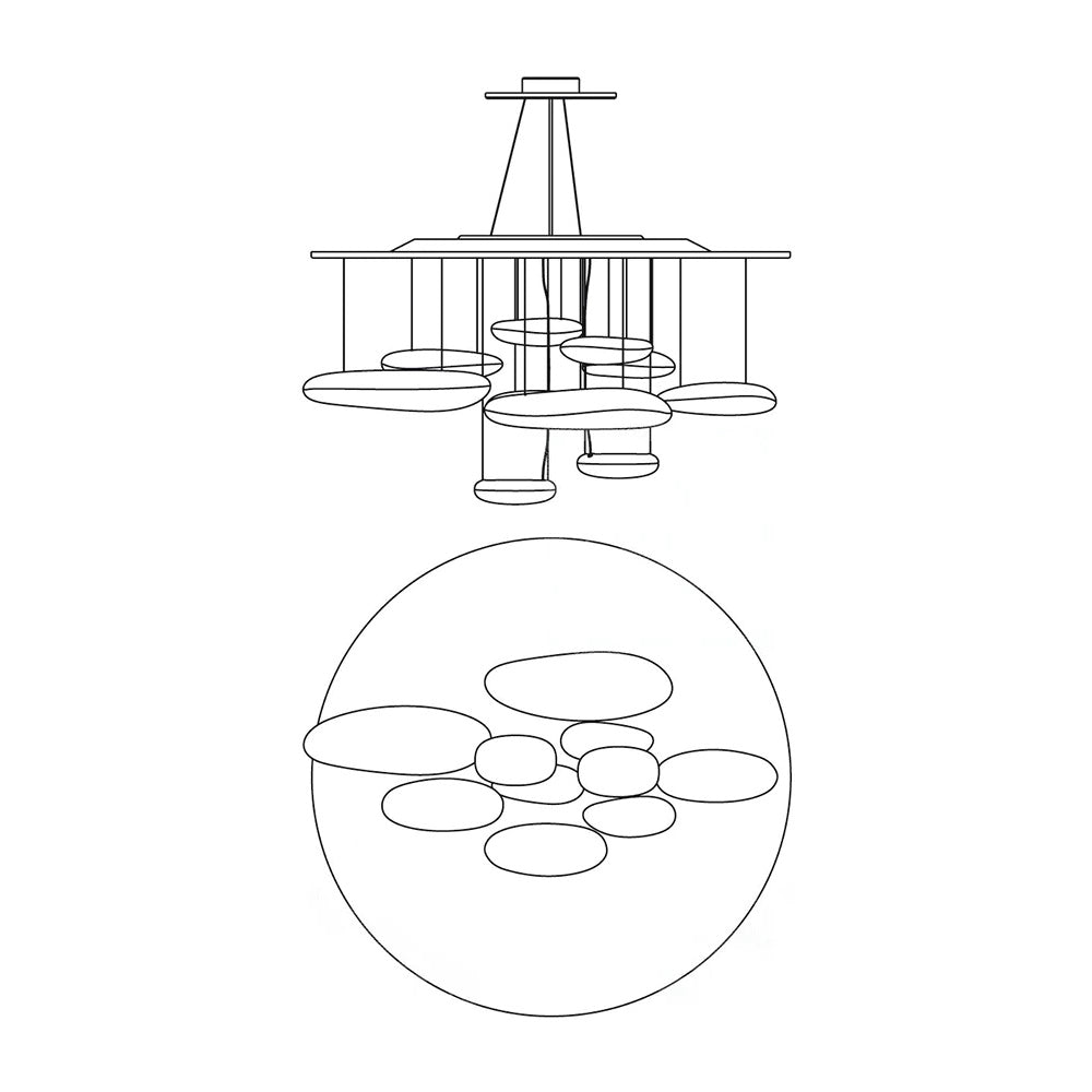WOW Mercury Ceiling Lamp
