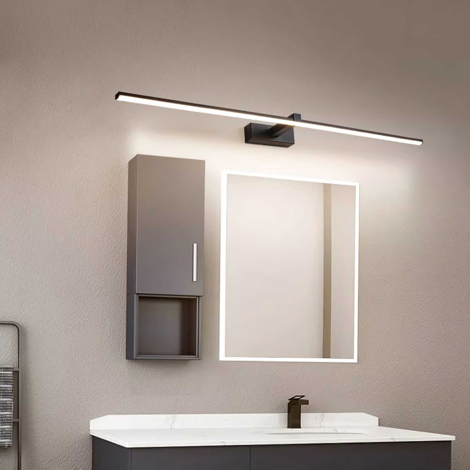 WOW Metal Linear Mirror Wall Light