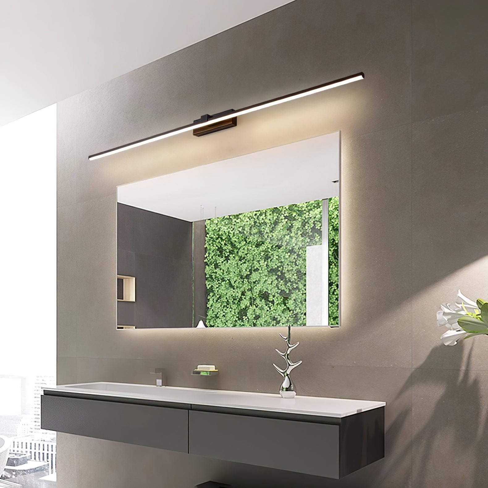 WOW Metal Linear Mirror Wall Light