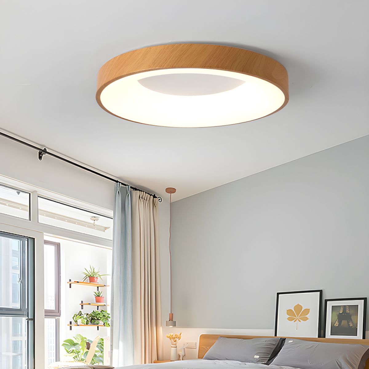 WOW Mila Round Flush Mount Ceiling Lamp