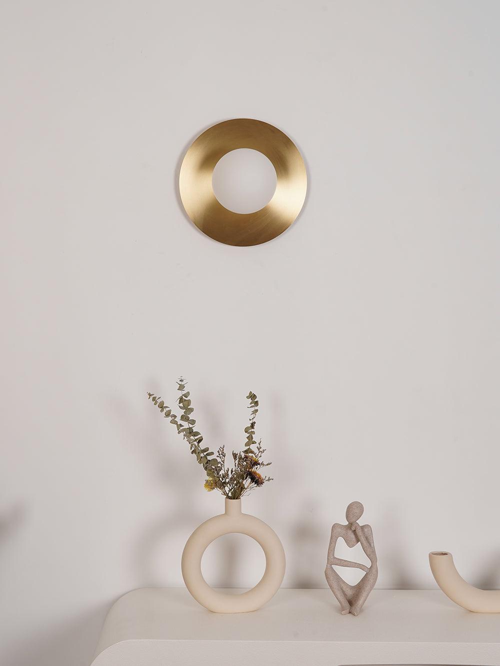 WOW Round Glass Art Wall Lamp