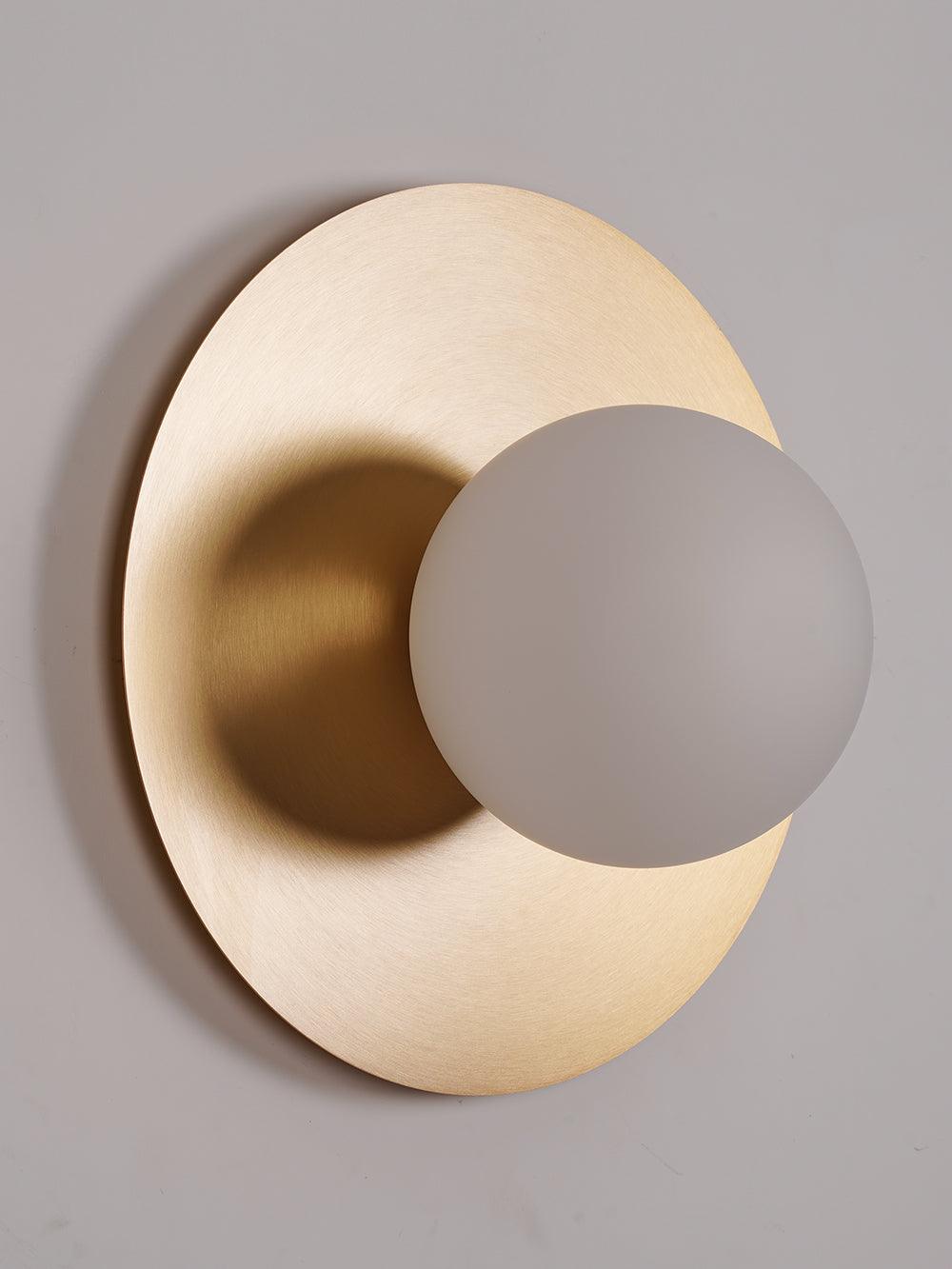 WOW Round Glass Art Wall Lamp