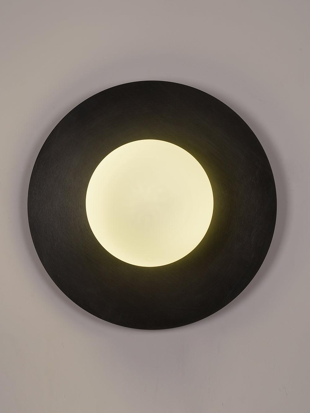 WOW Round Glass Art Wall Lamp