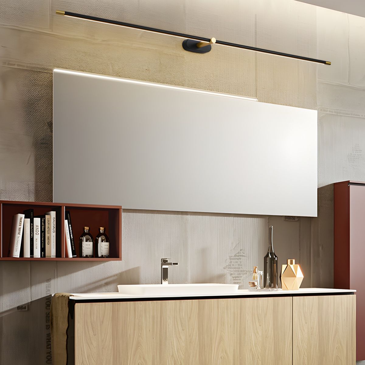 WOW Minimalist Linear Rechargeable Wall Lamp