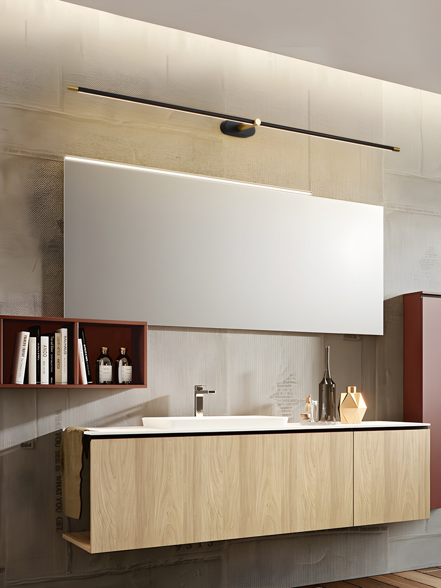 WOW Minimalist Linear Rechargeable Wall Lamp