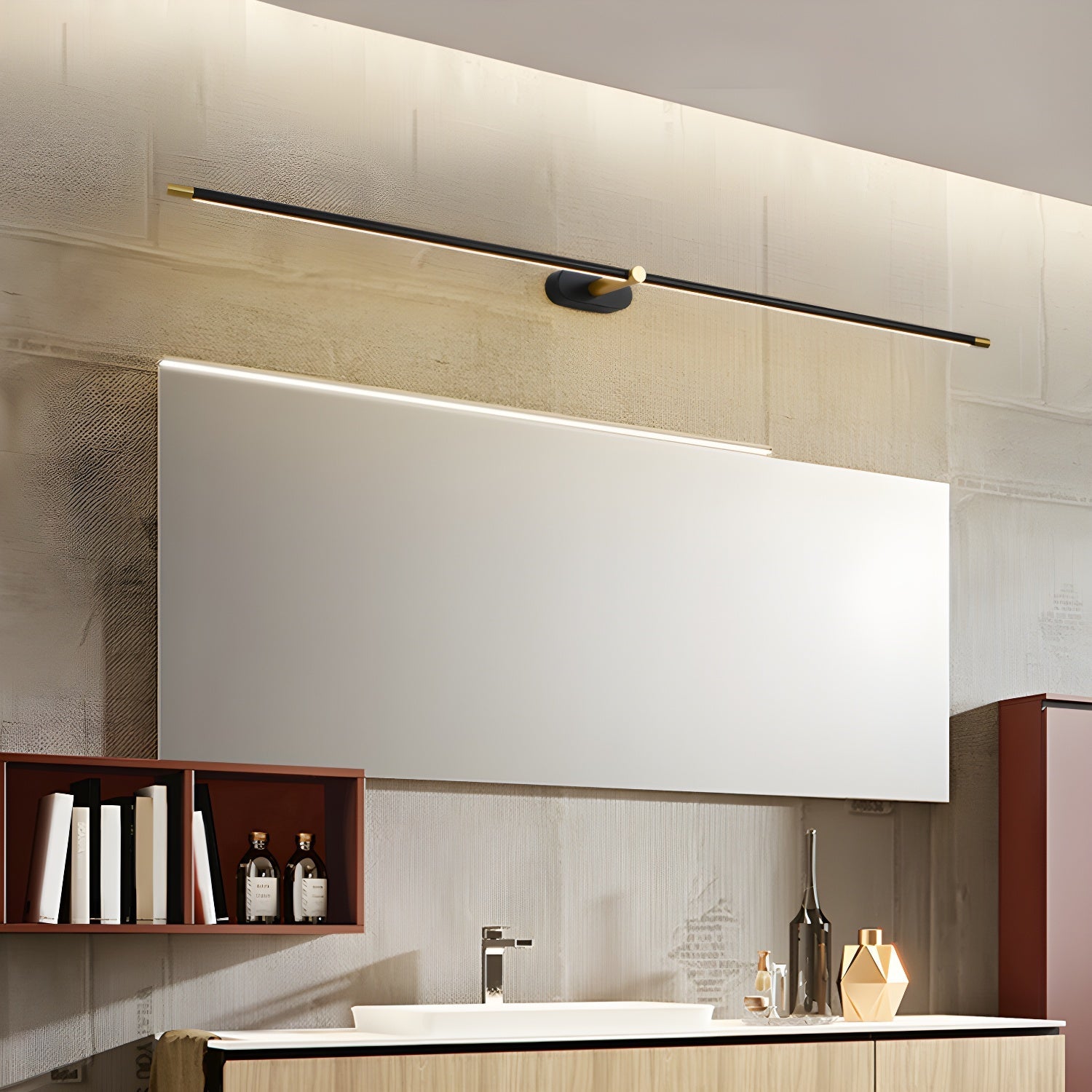 WOW Minimalist Linear Rechargeable Wall Lamp