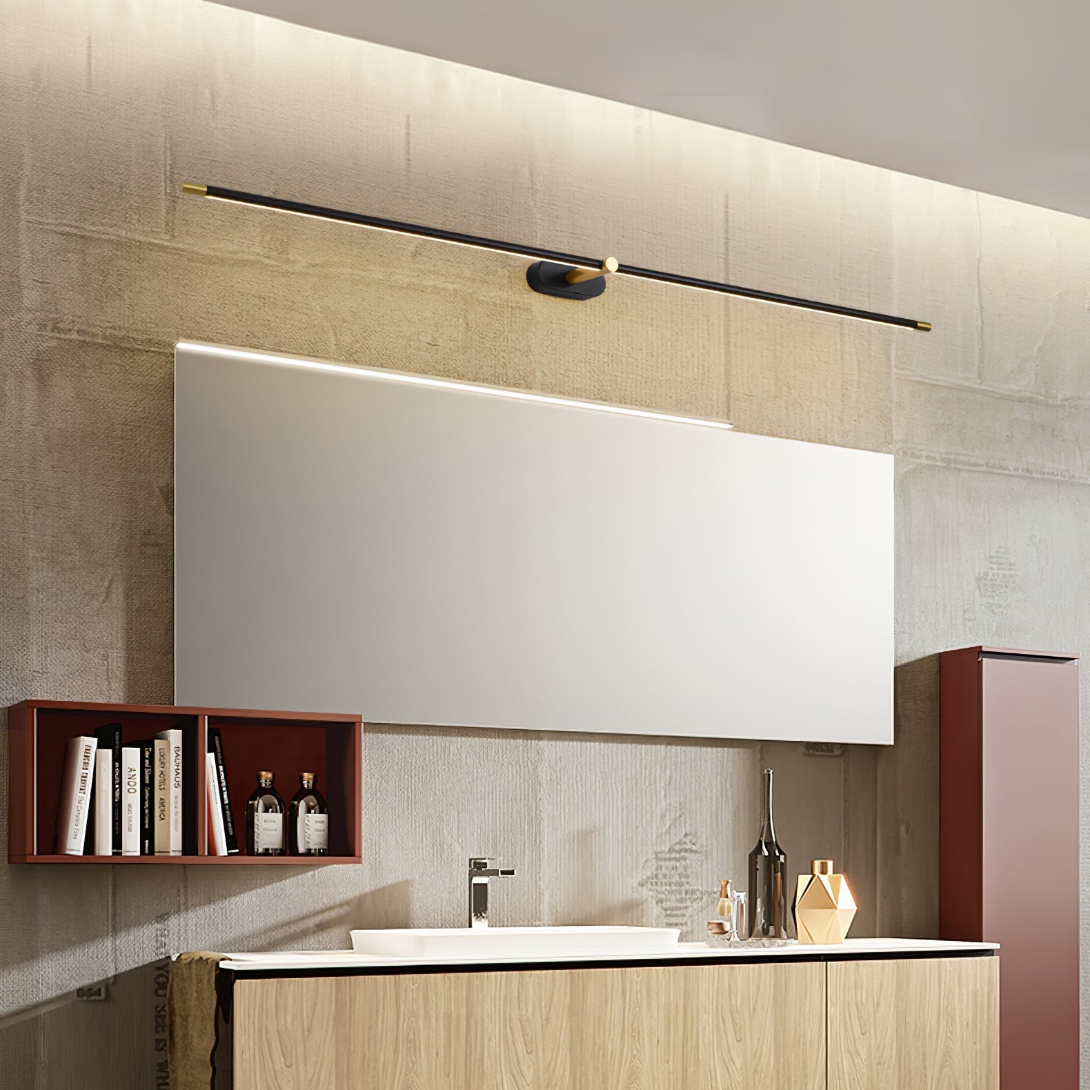 WOW Minimalist Linear Rechargeable Wall Lamp