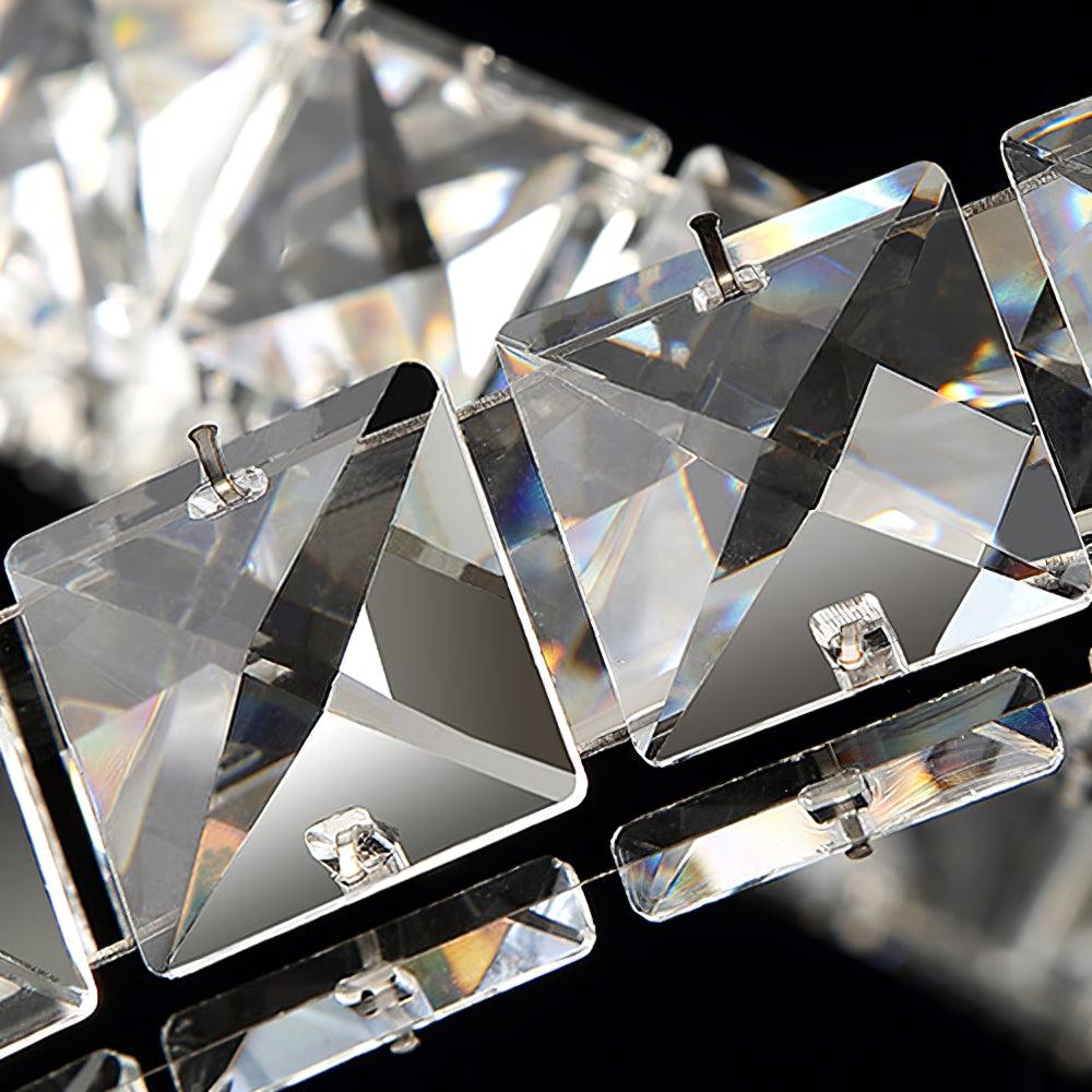 WOW Modern Crystal Double C Chandelier