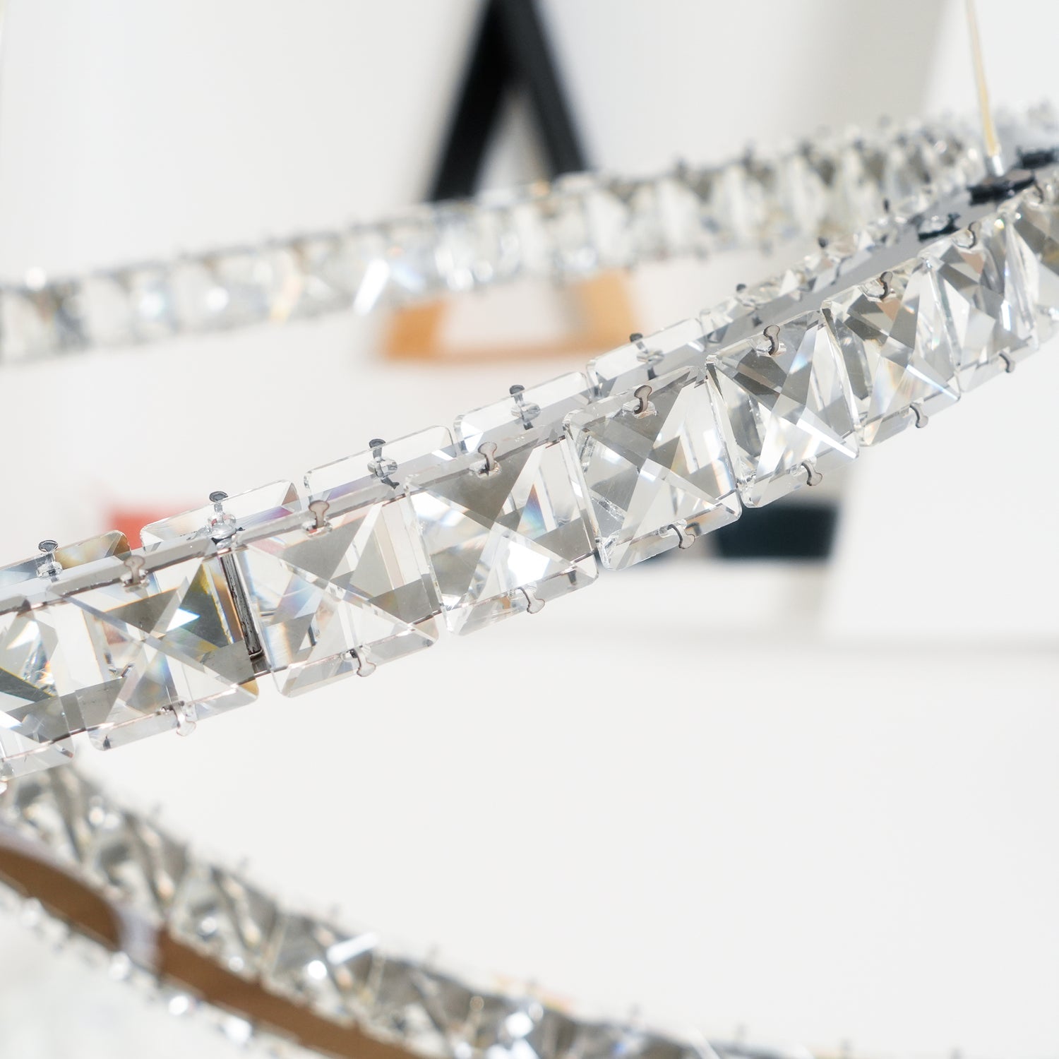 WOW Modern Crystal Double C Chandelier