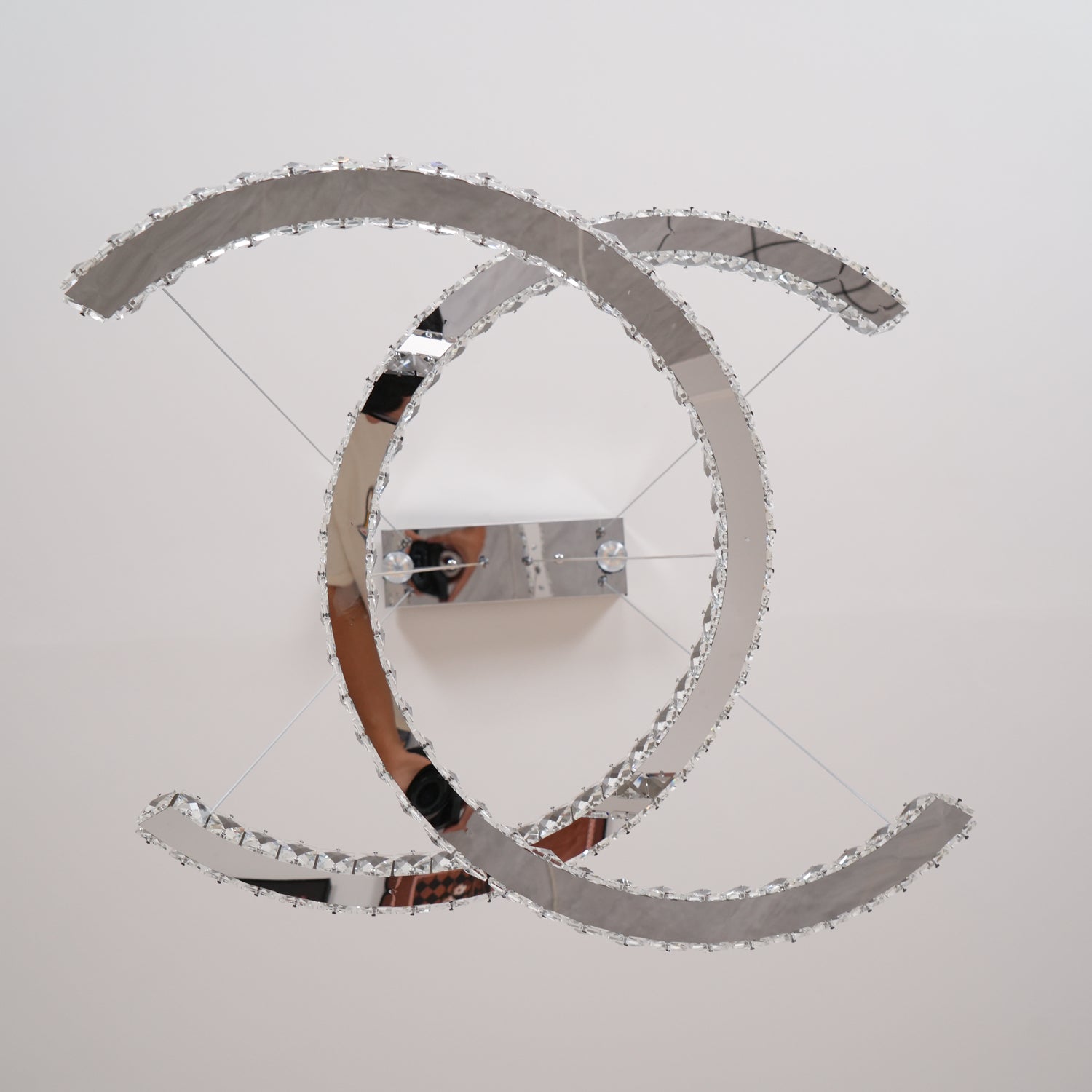 WOW Modern Crystal Double C Chandelier