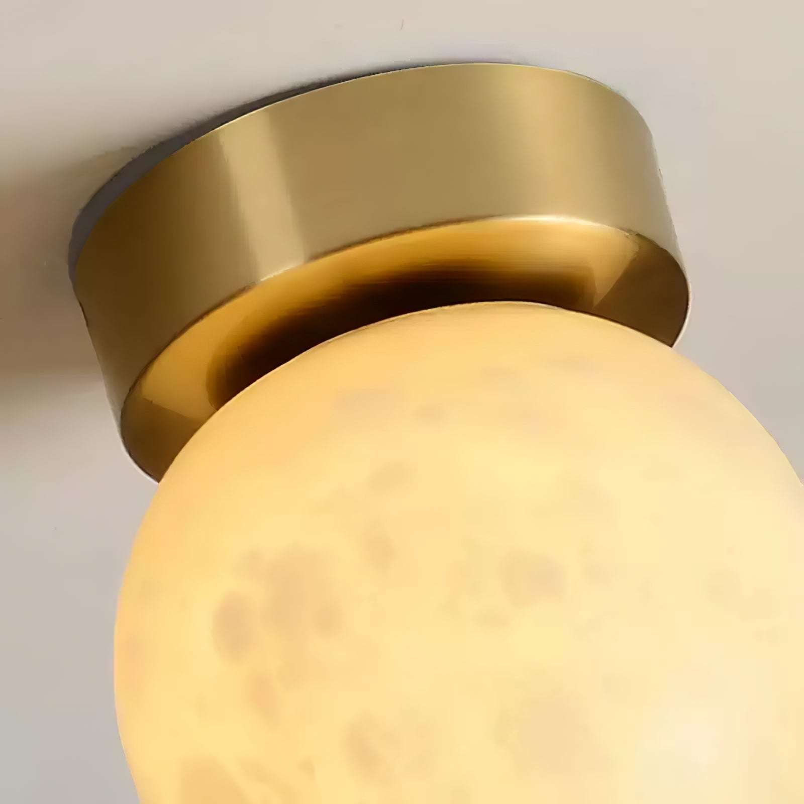 WOW Moon Alabaster Ceiling Light