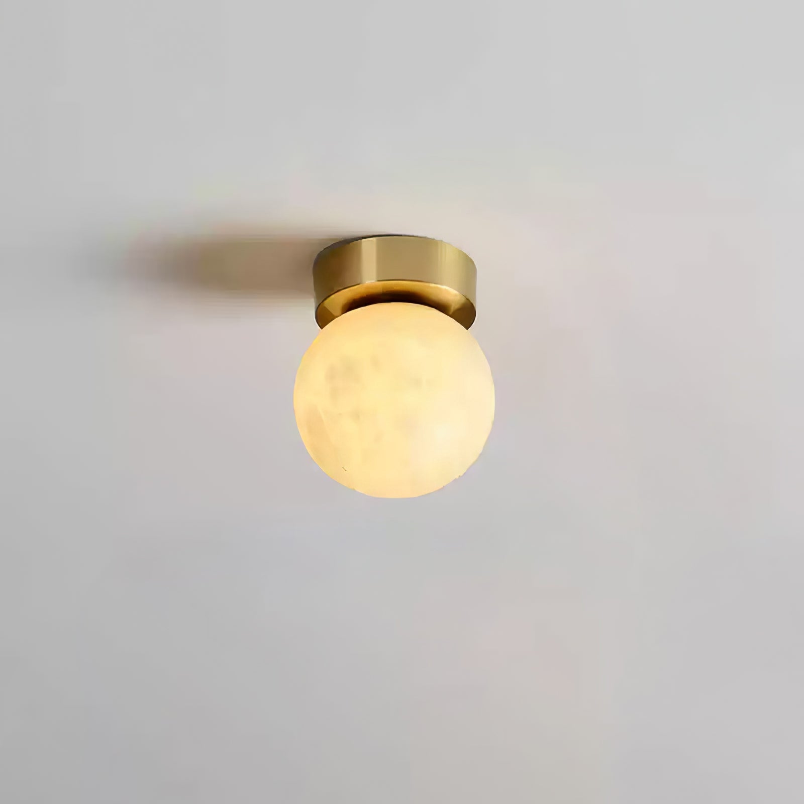 WOW Moon Alabaster Ceiling Light