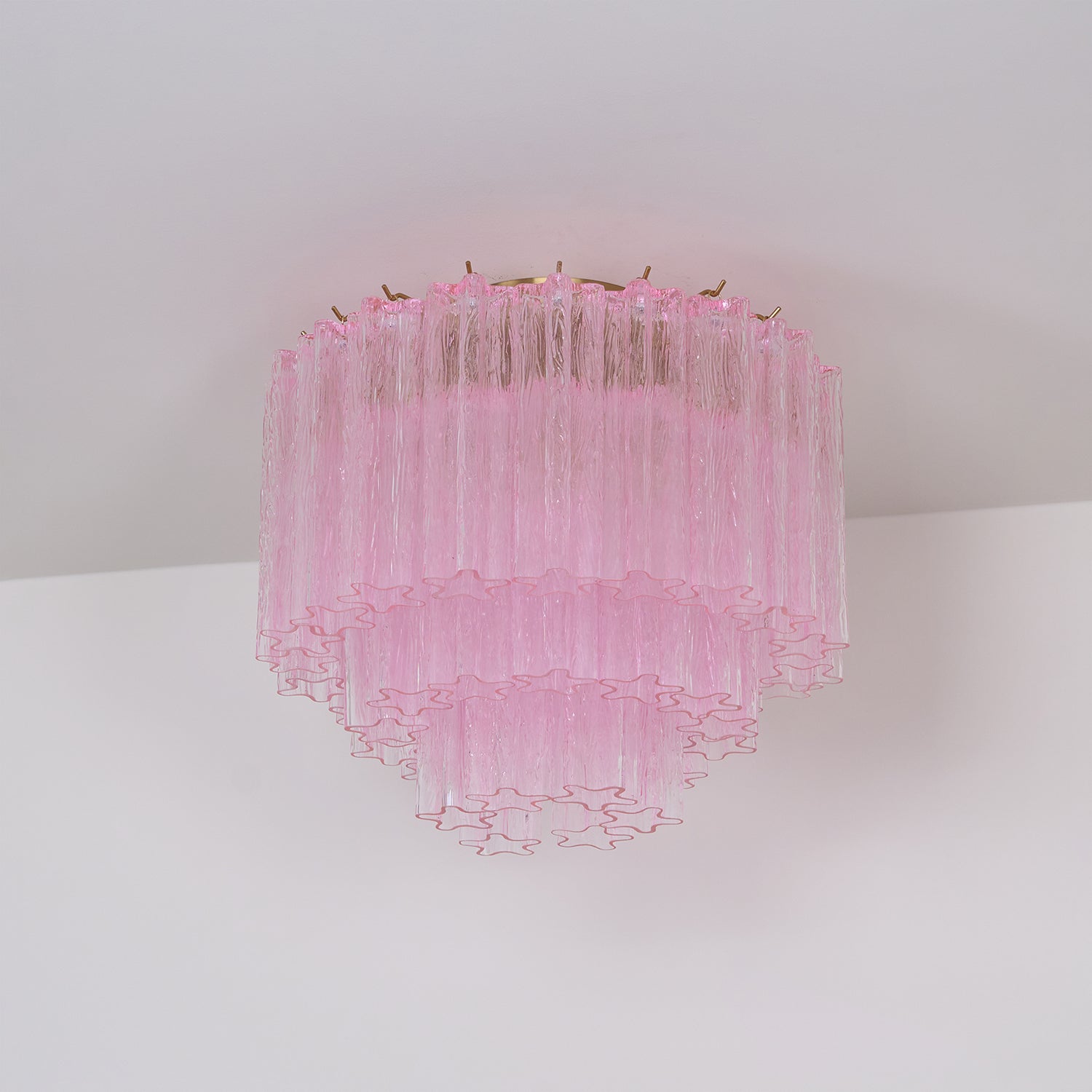 WOW Murano Pink Glass Ceiling Light