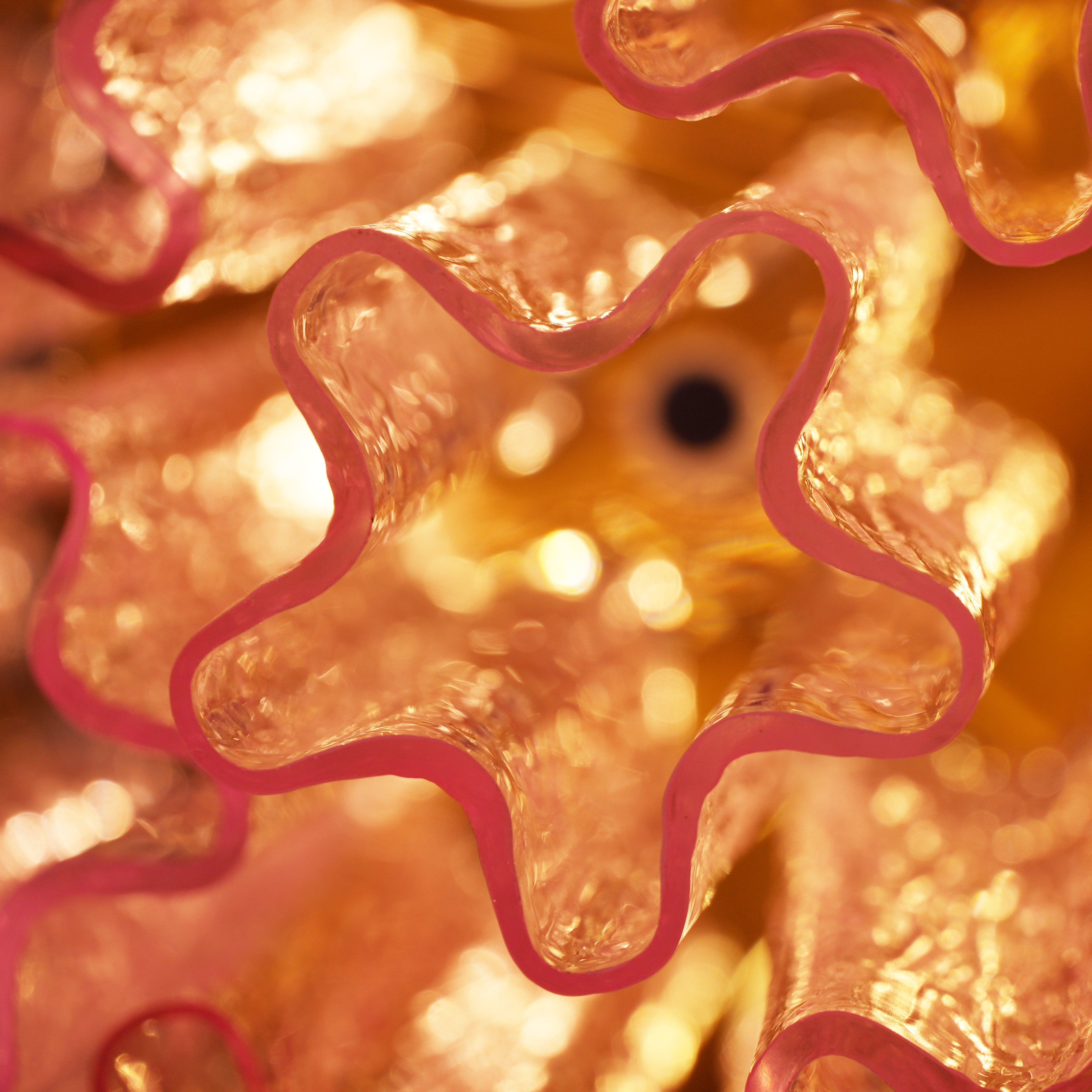 WOW Murano Pink Glass Ceiling Light