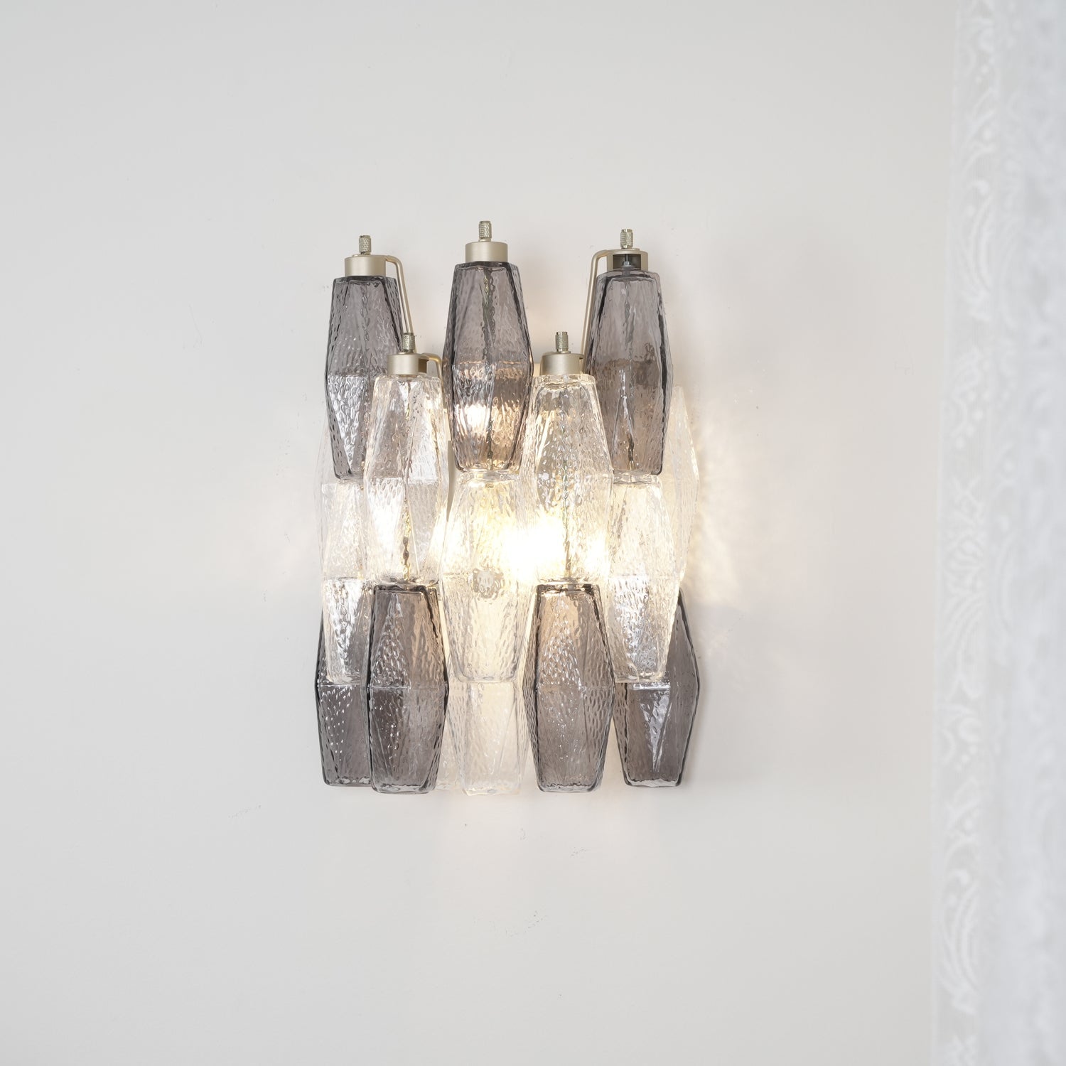 WOW Murano Rhombus Glass Wall Lamp