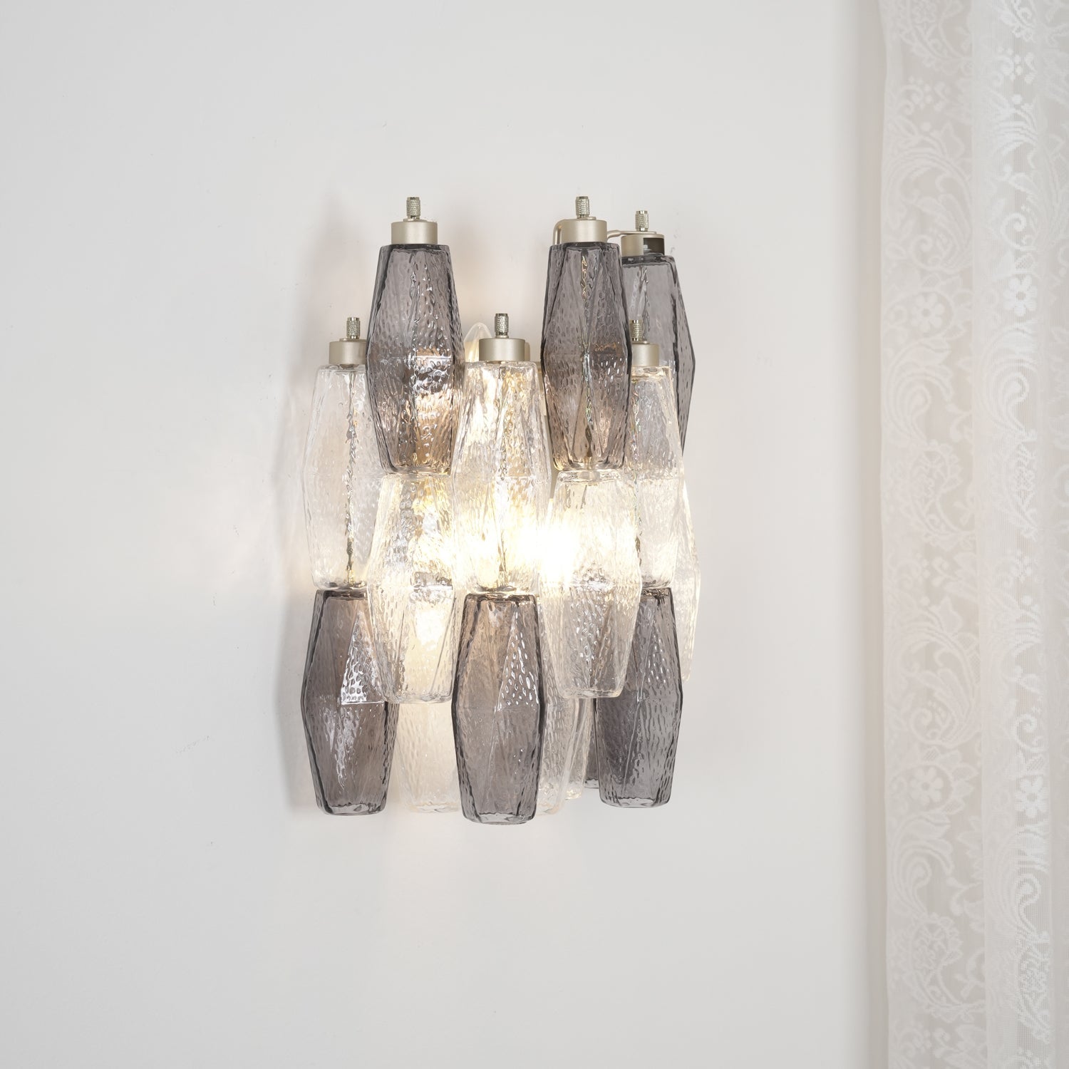 WOW Murano Rhombus Glass Wall Lamp