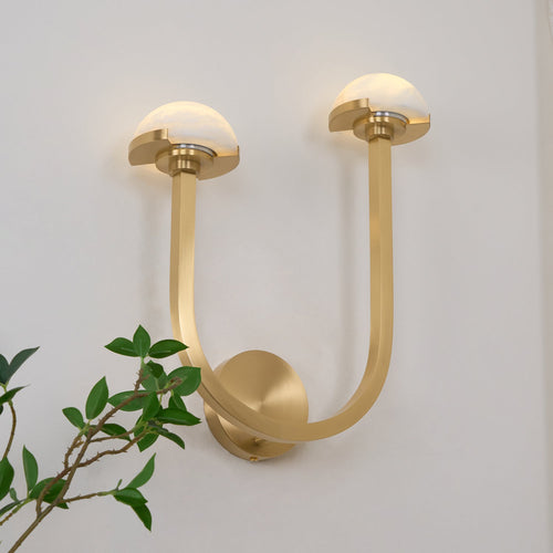 WOW Mushroom Alabaster Wall Lamp
