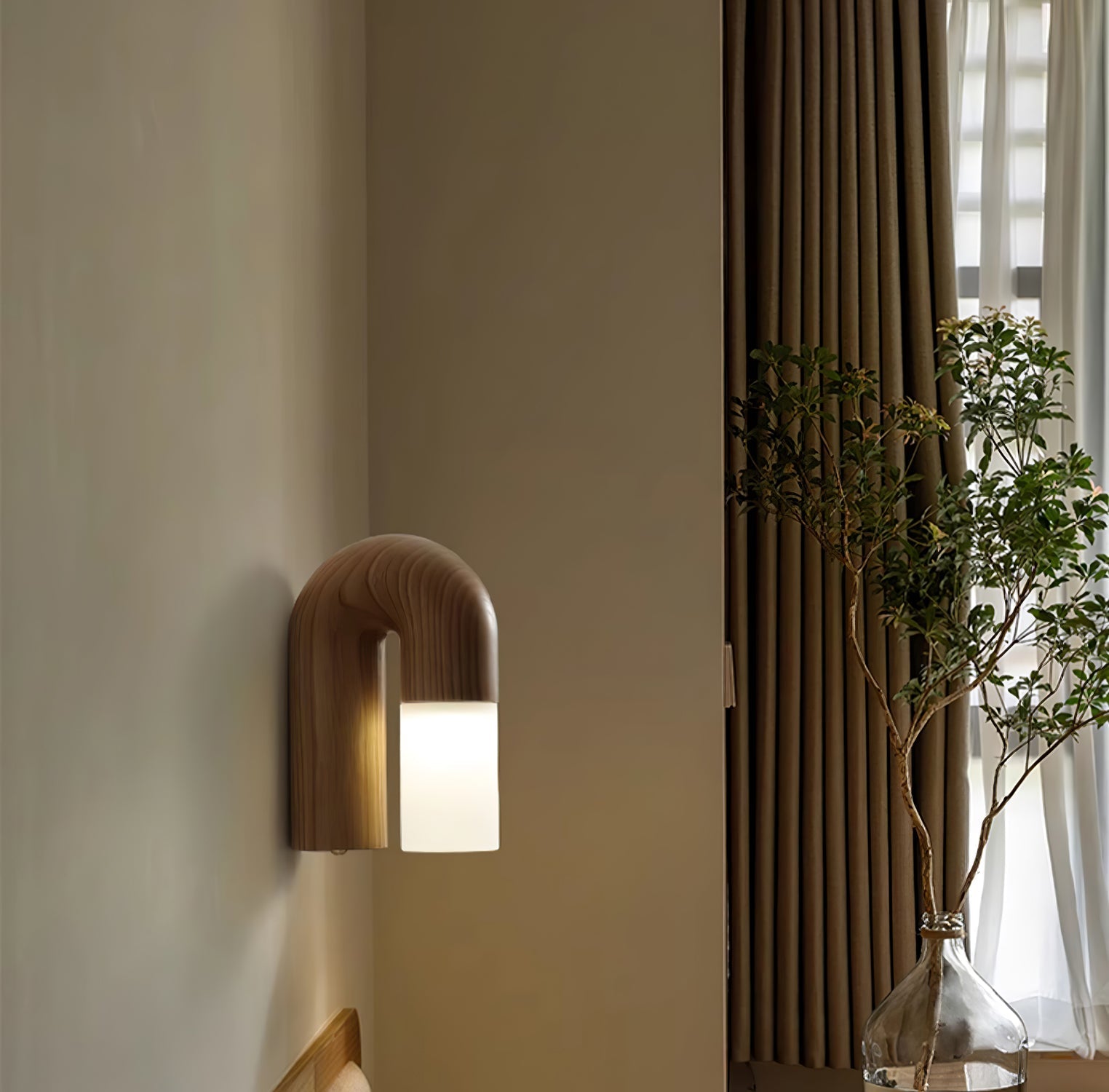 WOW Arcus Wood Wall Lamp