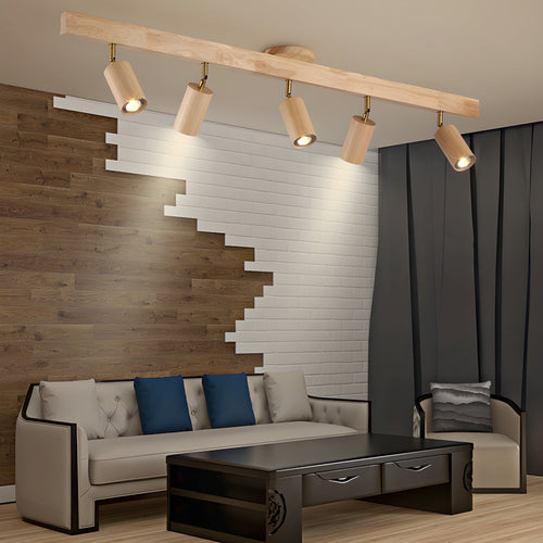 WOW Natural Wood Beam Spotlight Light