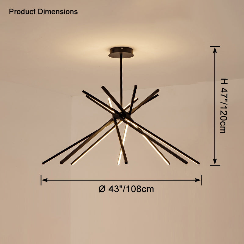 WOW Multi Light Sticks Chandelier-wow2639