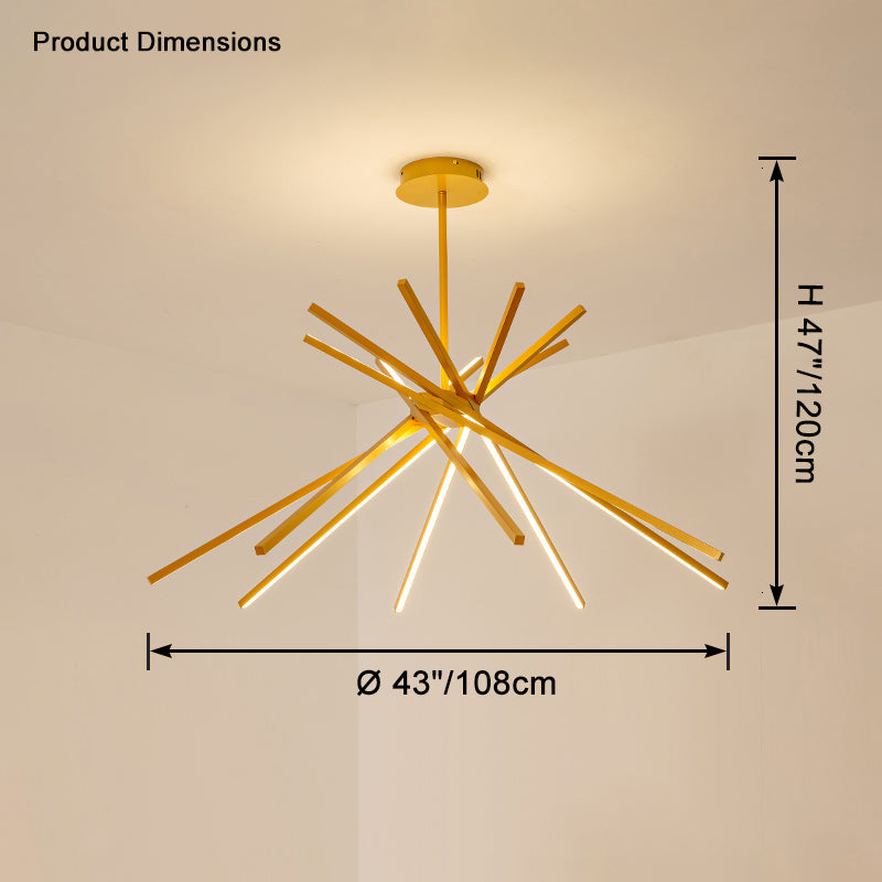 WOW Multi Light Sticks Chandelier-wow2639
