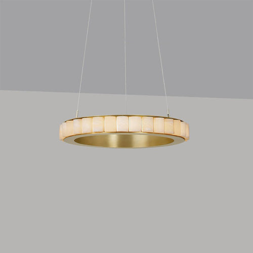 WOW Tiered Circular Alabaster Chandelier-WOW2858