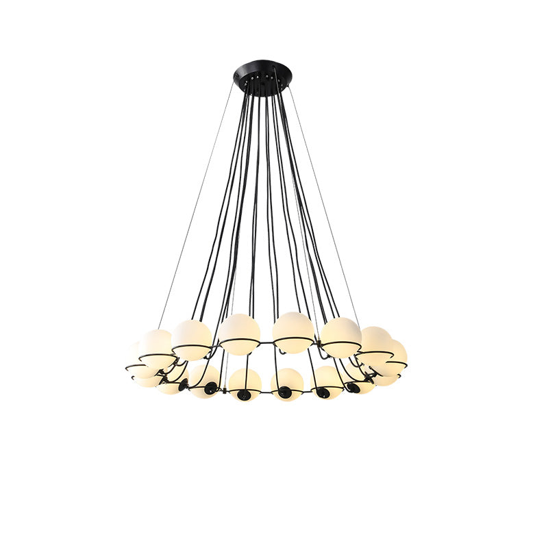 WOW Glass Globe Round Chandelier-wow2623