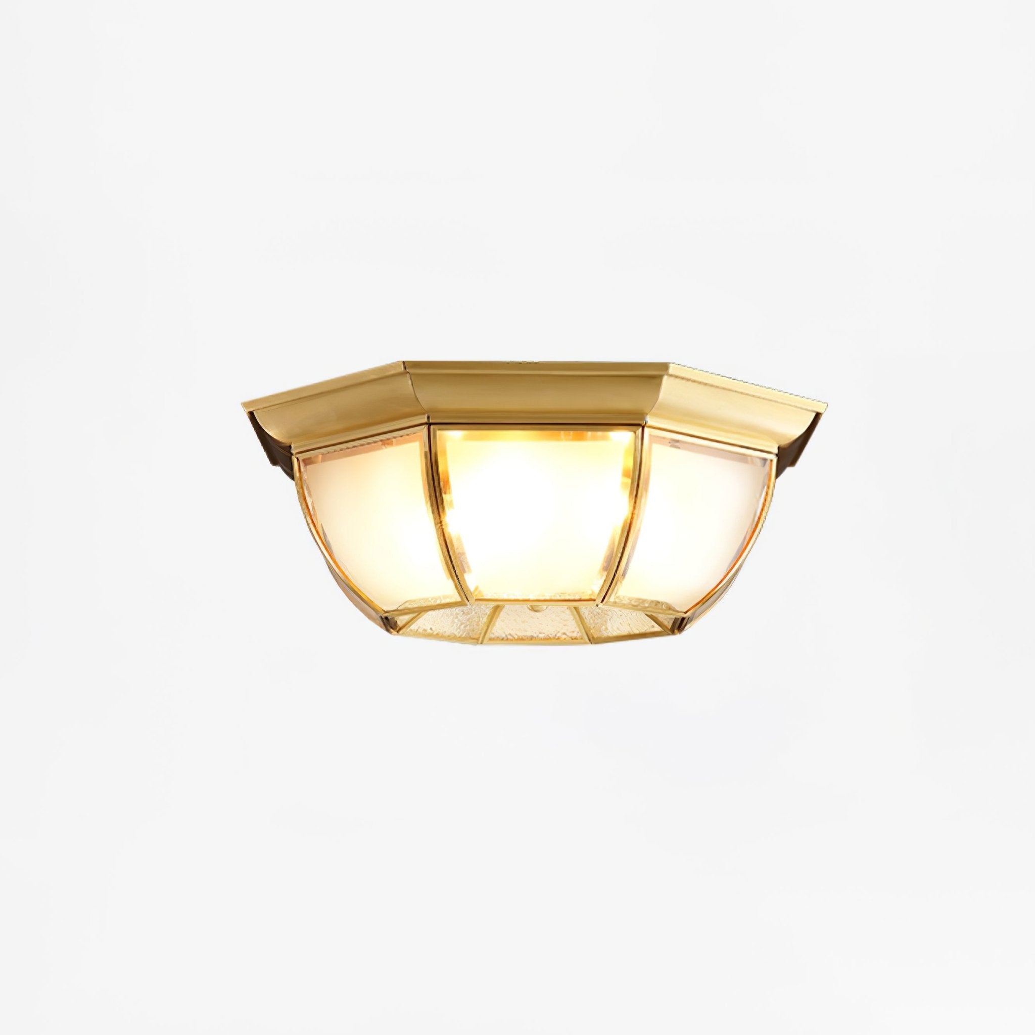 WOW Bowl Shaped Brass Ceiling Lamp