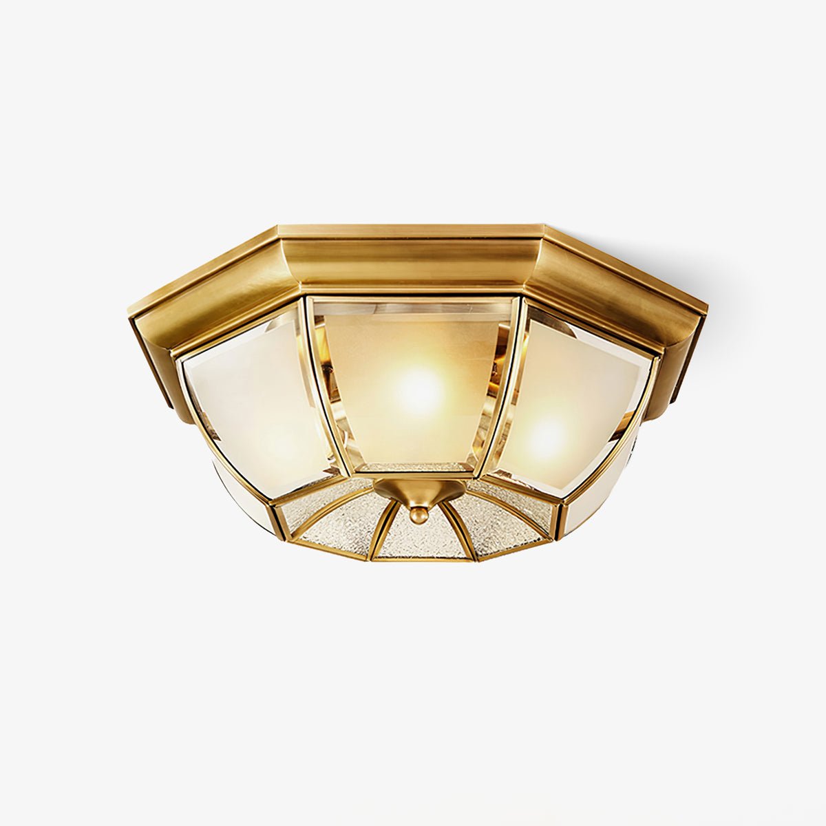 WOW Bowl Shaped Brass Ceiling Lamp