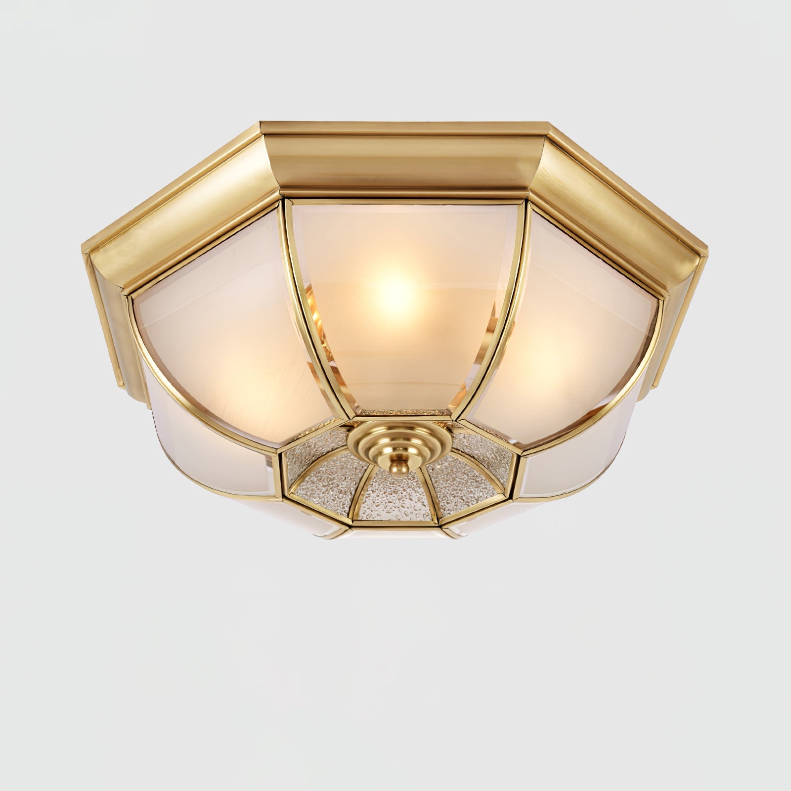 WOW Bowl Shaped Brass Ceiling Lamp