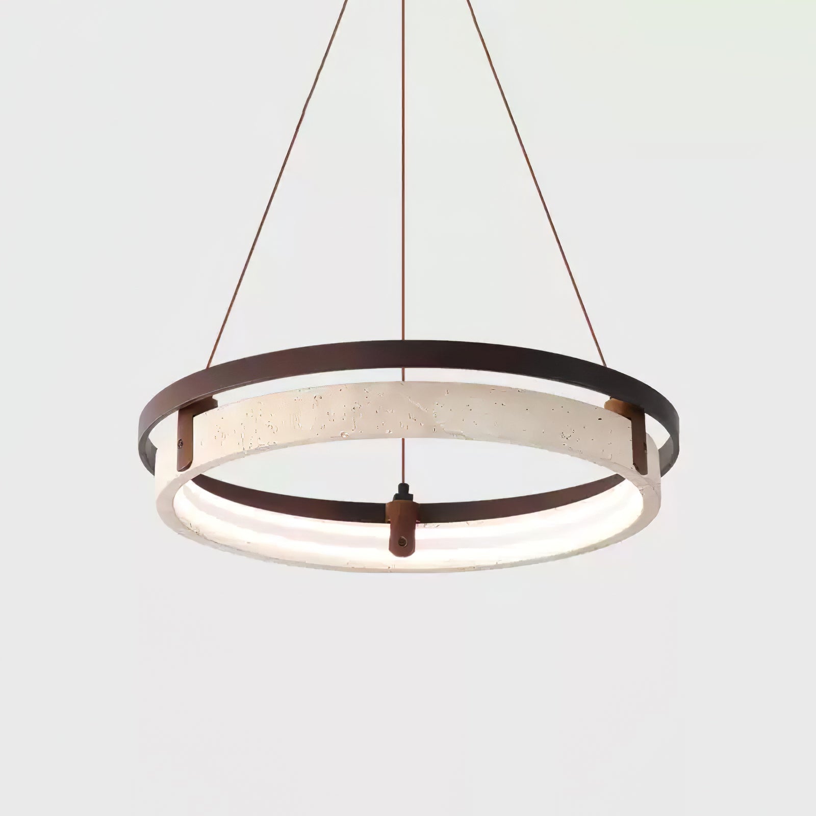 WOW Orbit Travertine Pendant Light