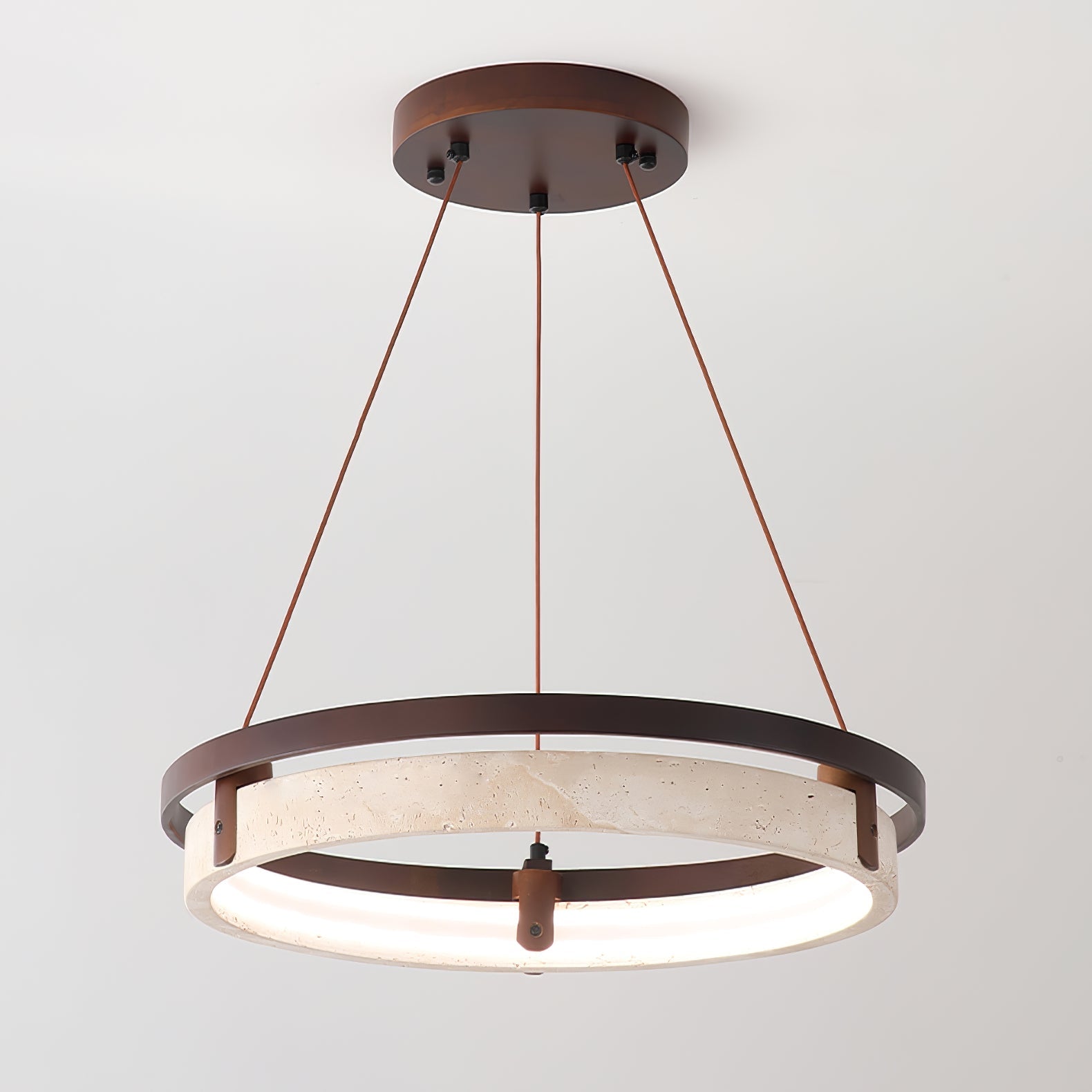 WOW Orbit Travertine Pendant Light