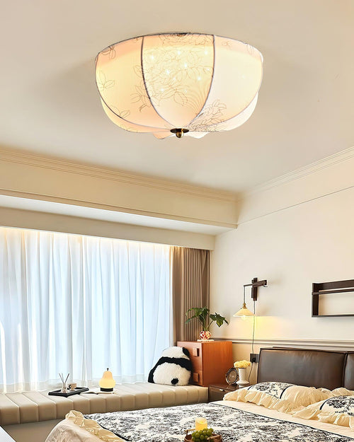 WOW Orchid Fabric Ceiling Lamp
