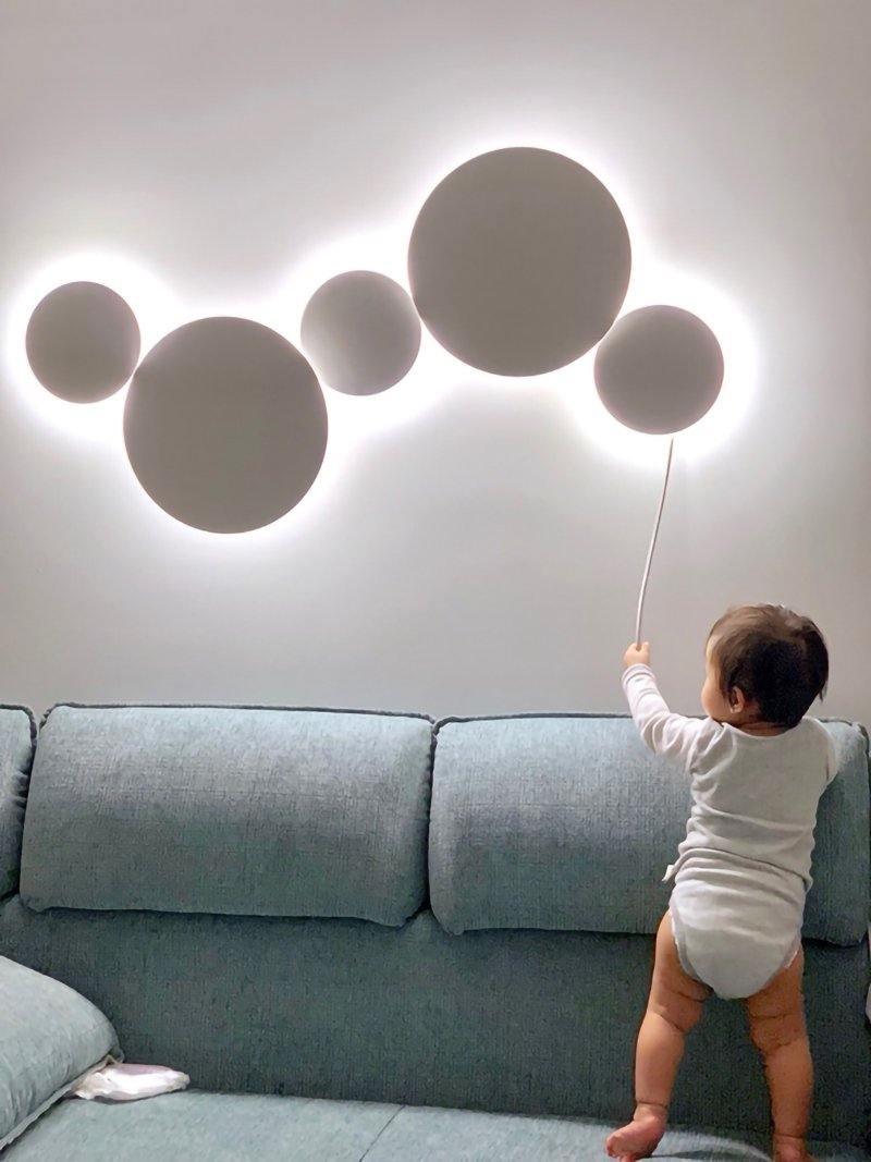 WOW Geometric Disc Wall Lamp