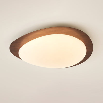 WOW Pebble Walnut Ceiling Light
