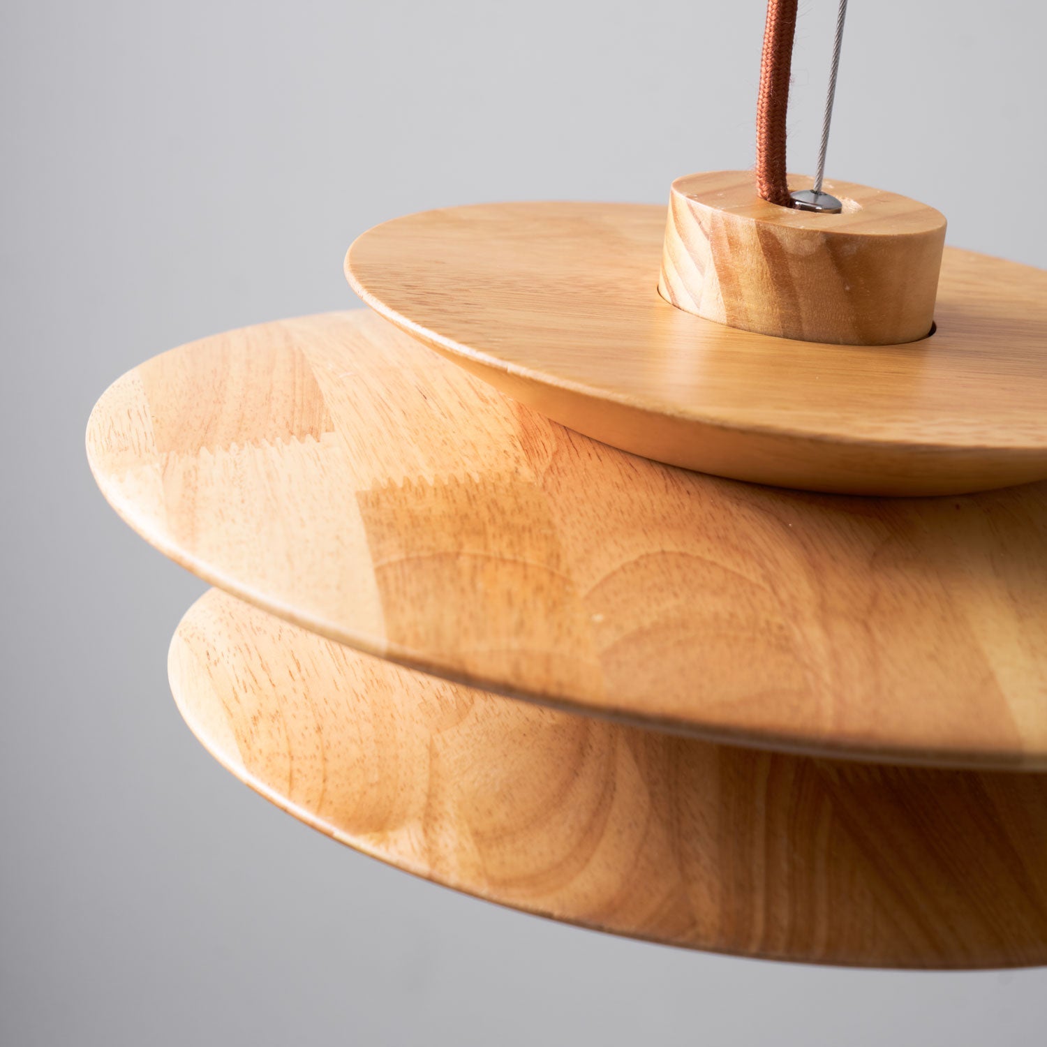 WOW Cascade Wooden Disc Pendant Lamp