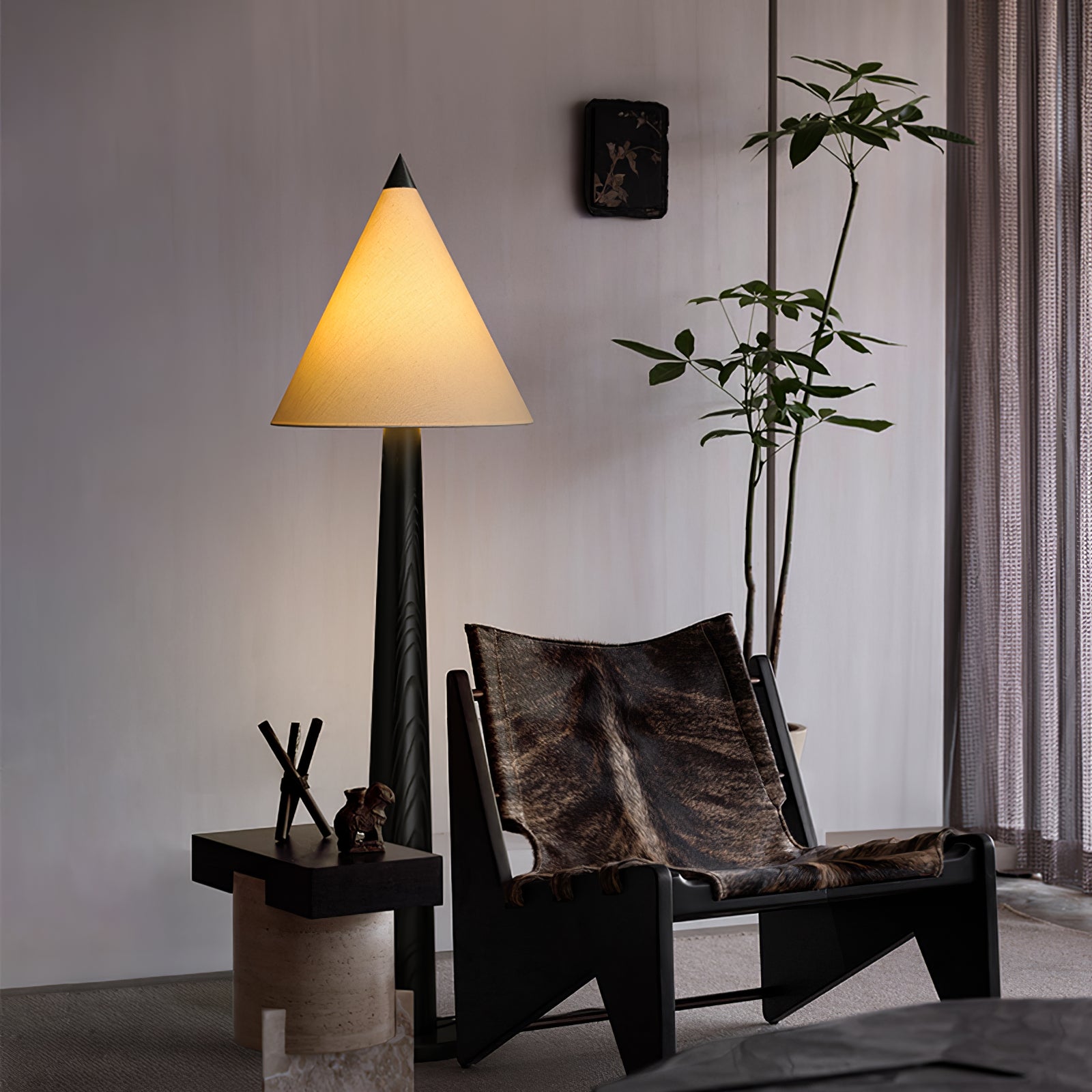WOW Pinecone Wooden Floor Lamp