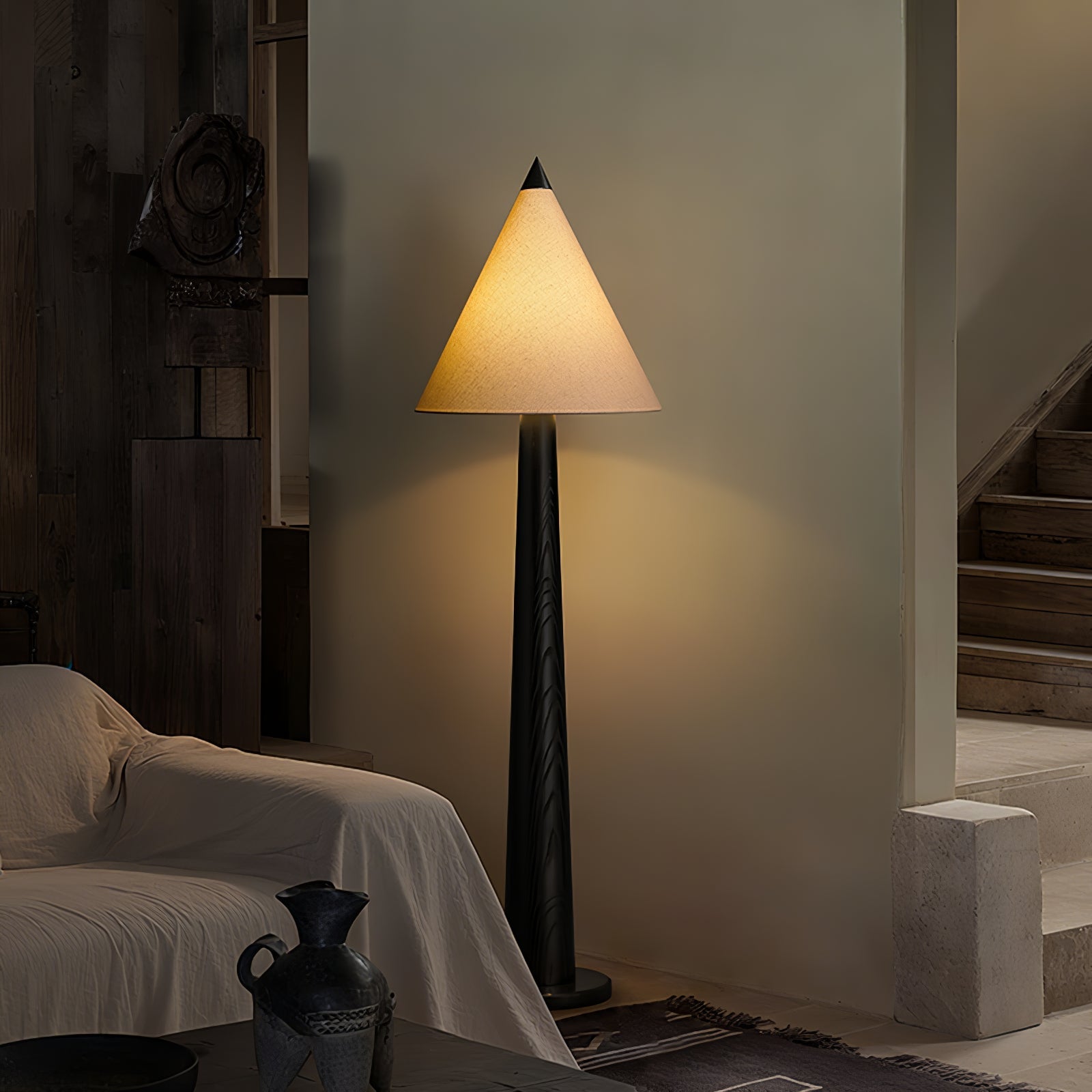 WOW Pinecone Wooden Floor Lamp