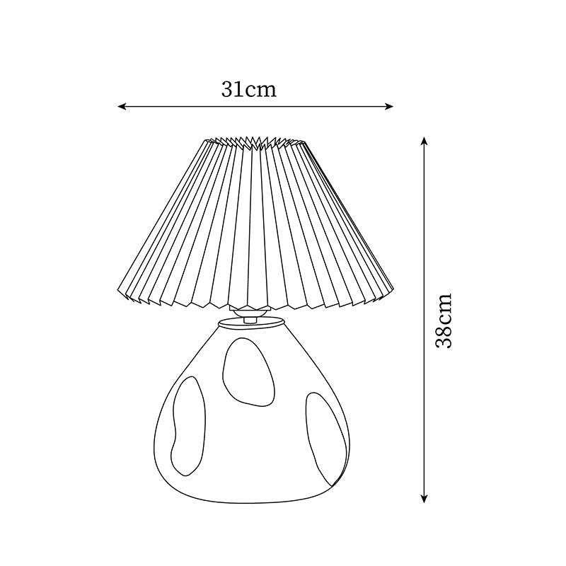 Pleated Cavolo Table Lamp