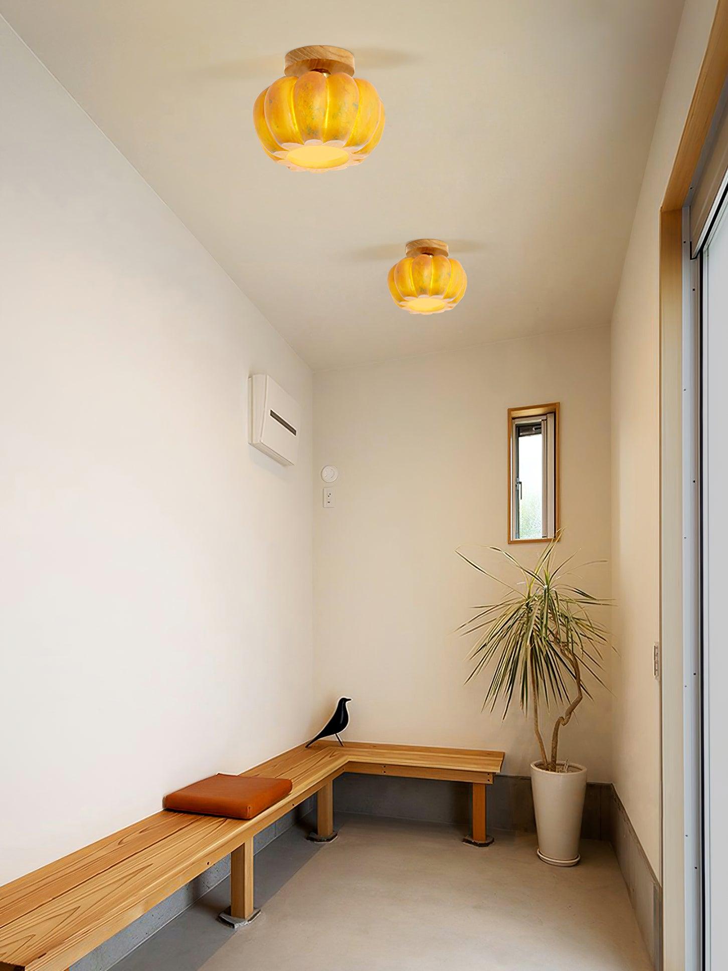 WOW Pumpkin Ceiling Light