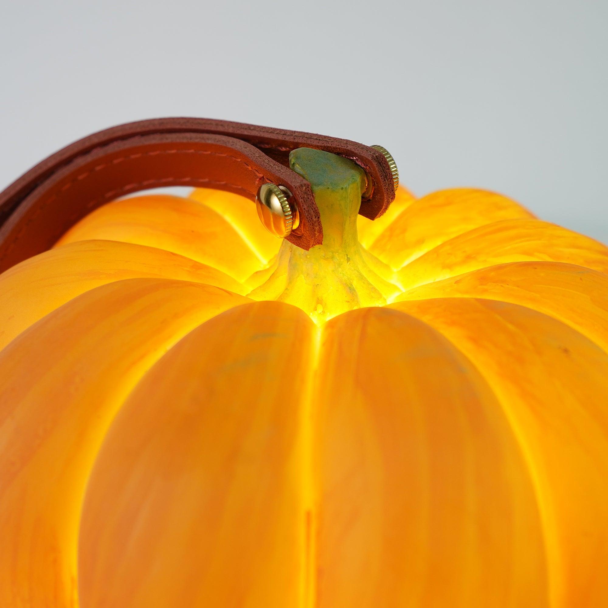 WOW Portable Pumpkin Built-in Battery Table Lamp