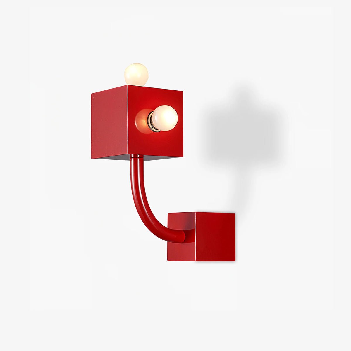 WOW Red Cube Wall Lamp