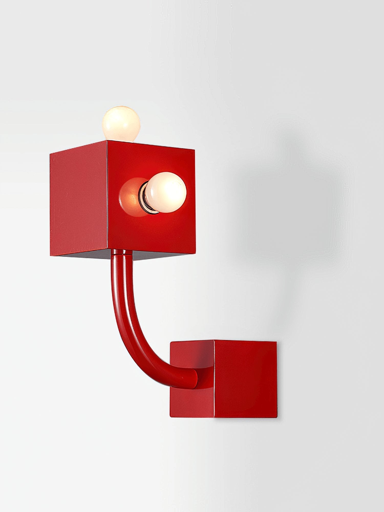 WOW Red Cube Wall Lamp