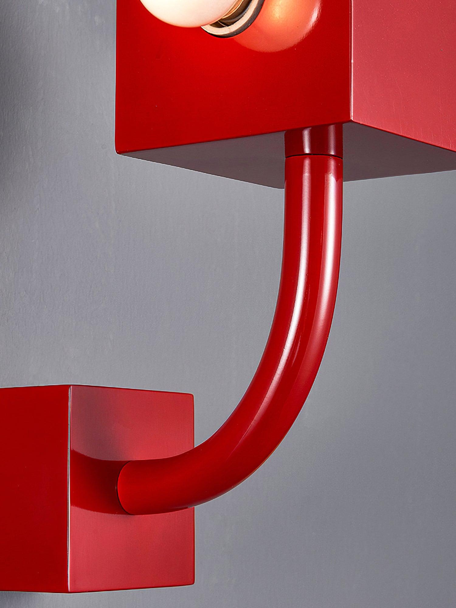 WOW Red Cube Wall Lamp