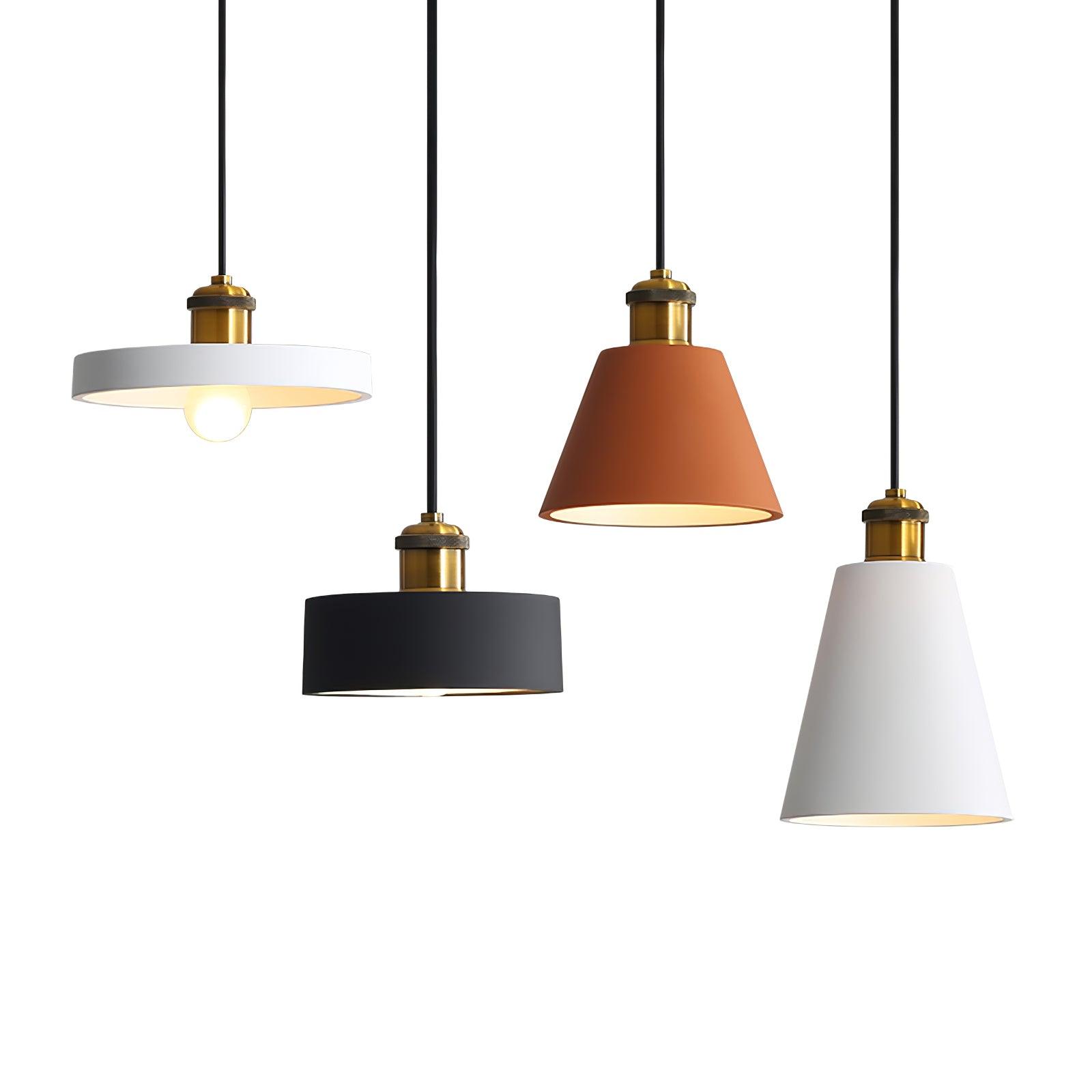 WOW Resin Geometric Pendant Lamp