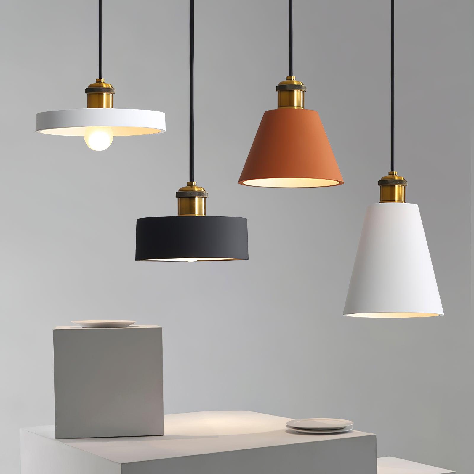 WOW Resin Geometric Pendant Lamp