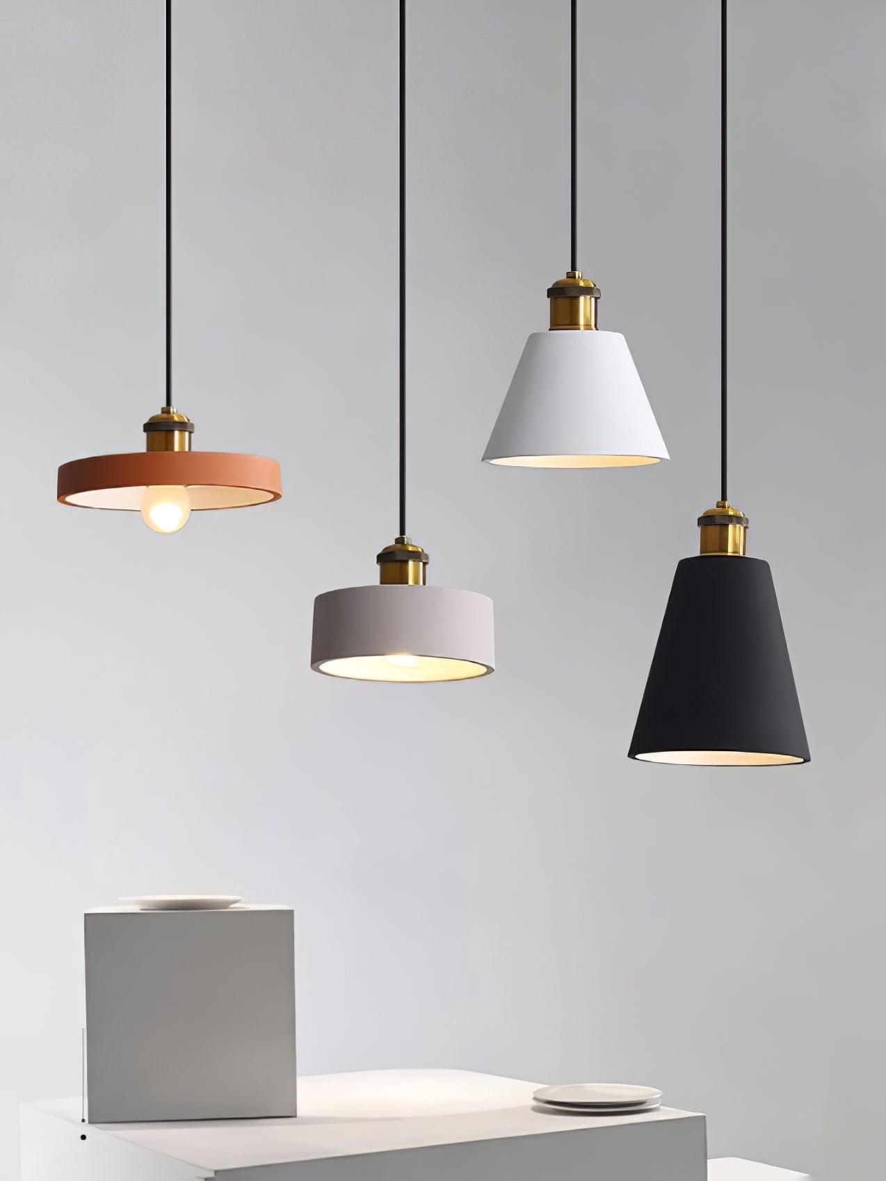 WOW Resin Geometric Pendant Lamp