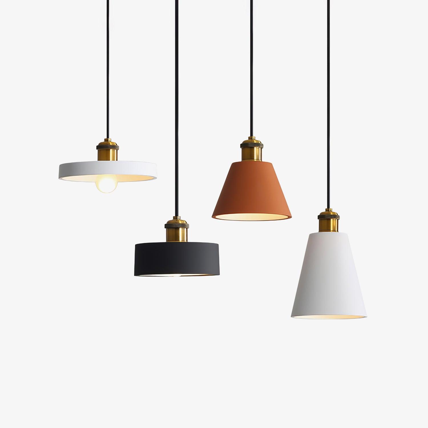 WOW Resin Geometric Pendant Lamp