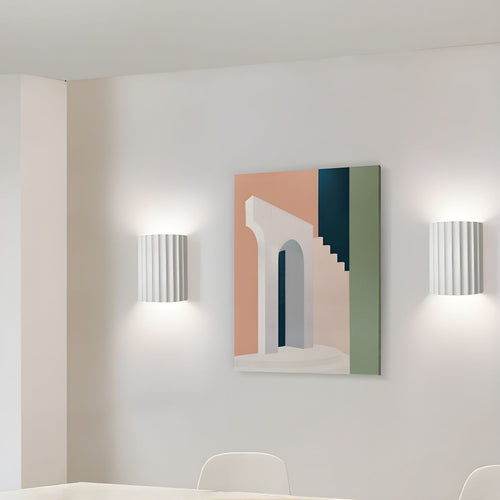 WOW Resin Ribbed Wall Lamp