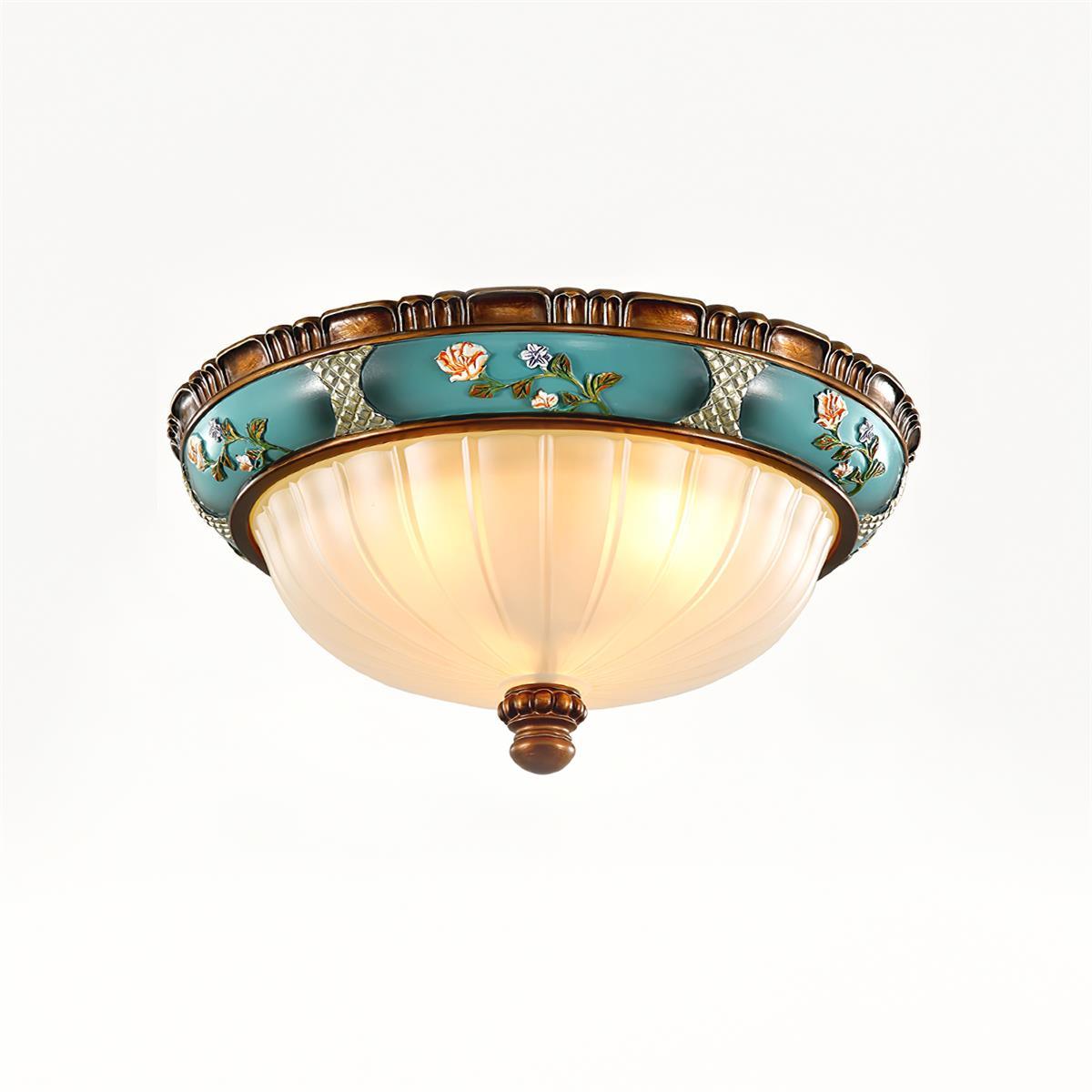 WOW Retro Floral Resin Recessed Ceiling Light